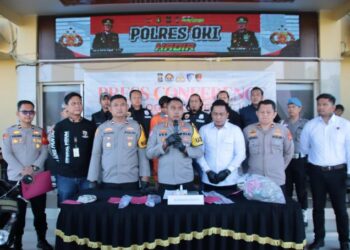 Sat Reskrim Polres OKI Ungkap Kasus Pembunuhan Wanita Muda di Muara Baru, Pelaku Ditangkap di Batam