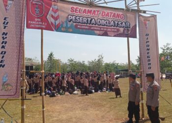 Polres Wonogiri Amankan Diklatsar SMK Pancasila 2 Jatisrono, 360 Siswa Ikuti Pelatihan Fisik dan Mental