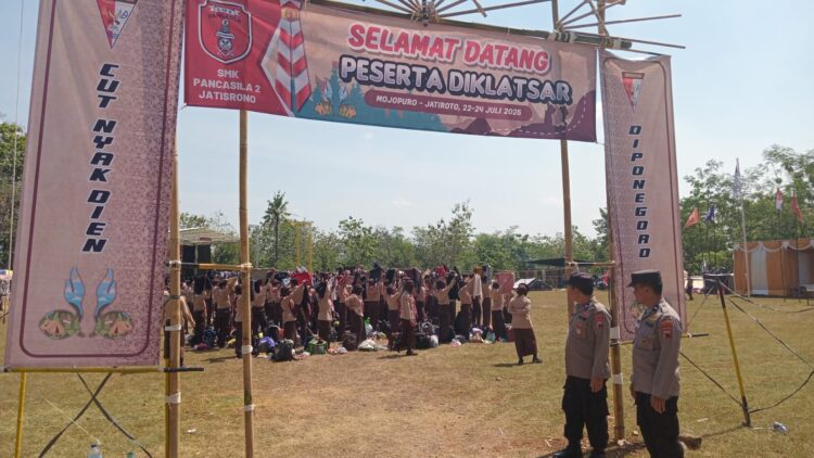Polres Wonogiri Amankan Diklatsar SMK Pancasila 2 Jatisrono, 360 Siswa Ikuti Pelatihan Fisik dan Mental
