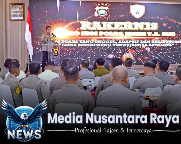 Buka Rakernis SDM Polda Jambi 2025 Kapolda Jambi : Wujudkan Personel Unggul, Adaptif, dan Berintegritas