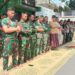 Satgas TMMD Reguler Ke-125 Kodim 0735/Surakarta Membaur Bersama Masyarakat Laksanakan Sholat Jum’at di Lokasi TMMD