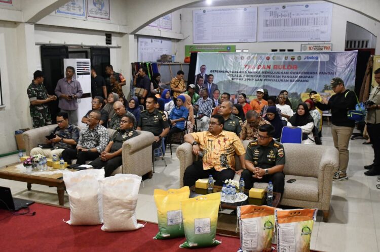 Irdam I/BB Hadiri Penyaluran Bantuan Beras SPHP di Medan Petisah