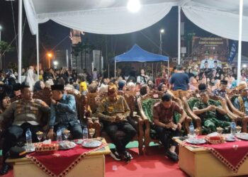 Polres Tanggamus Amankan Pagelaran Seni dan Budaya di Taman Ir. Soekarno Kota Agung