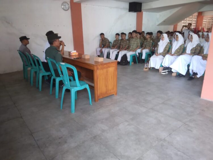 Danramil Gemolong Berikan Pembekalan Mental dan Disiplin kepada Calon Paskibraka HUT RI   