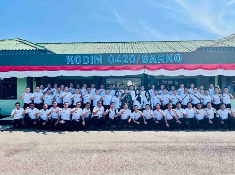 61 Peserta SPPI Gelombang 3 Resmi Lapor Penyelesaian Pendidikan di Makodim 0420/Sarko