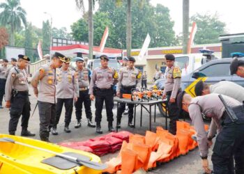 Kapolres Bogor Pastikan Kesiapan Peralatan Penanggulangan Bencana