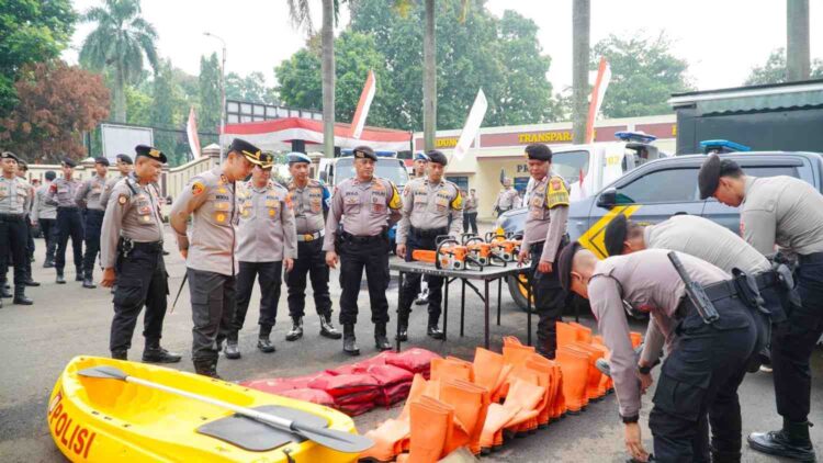 Kapolres Bogor Pastikan Kesiapan Peralatan Penanggulangan Bencana