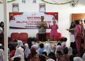 Polres Langkat Gelar Bhakti Sosial di SLB Negeri Stabat, Rayakan HUT Polwan ke-77 dengan Penuh Haru