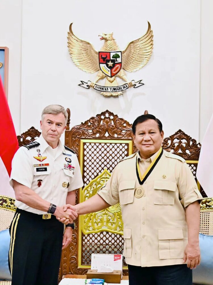 Komando Operasi Khusus AS (USSOCOM) Beri Medali Kehormatan untuk Presiden Prabowo