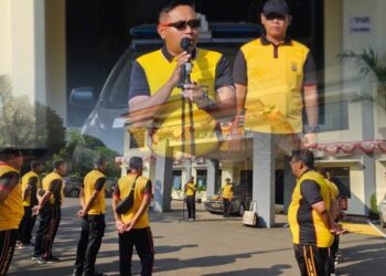 Kapolsek Cikarang Selatan Apresiasi Kinerja Anggota, Lanjutkan dengan Olahraga Bersama. 