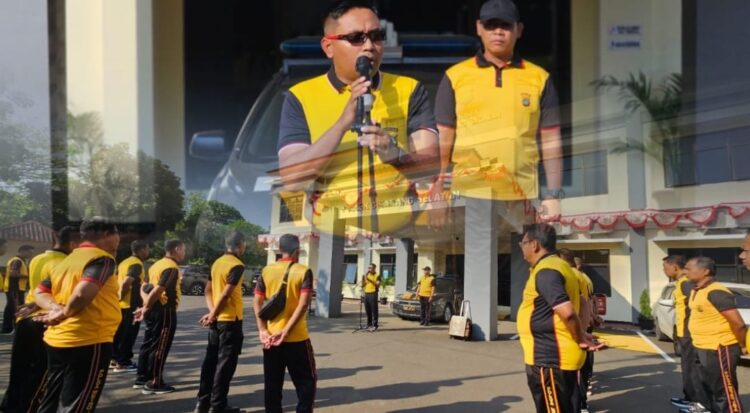Kapolsek Cikarang Selatan Apresiasi Kinerja Anggota, Lanjutkan dengan Olahraga Bersama.