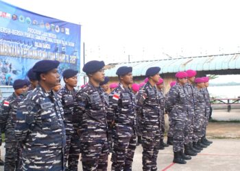 Dinas Potensi Maritim TNI Angkatan Laut Dan Lantamal IX Batam Melaksanakan Kegiatan Pembinaan Ketahanan Wilayah Bahari (BINTAHWIL BAHARI)TA 2025