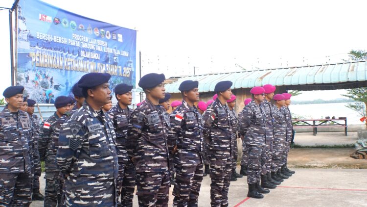 Dinas Potensi Maritim TNI Angkatan Laut Dan Lantamal IX Batam Melaksanakan Kegiatan Pembinaan Ketahanan Wilayah Bahari (BINTAHWIL BAHARI)TA 2025