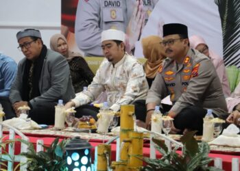 Sukses, Ustadz Solmed Tabligh Akbar Bersama Polres Langkat
