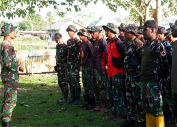 Penuh Disiplin dan Dedikasi, Satgas TMMD Siap Bangun Harapan di Pelosok Papua Selatan