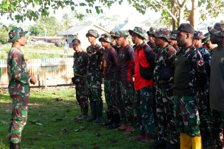 Penuh Disiplin dan Dedikasi, Satgas TMMD Siap Bangun Harapan di Pelosok Papua Selatan