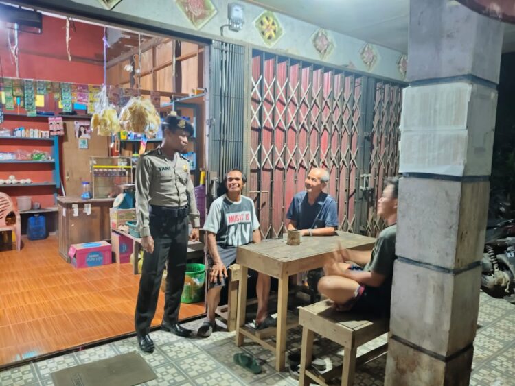 Bersama Warga, Polisi Air Besar Wujudkan Malam yang Aman dan Akrab