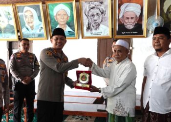 Anjangsana Kamtibmas, Kapolres Lampung Tengah Sambangi Ponpes Darussa’adah Gunung Sugih