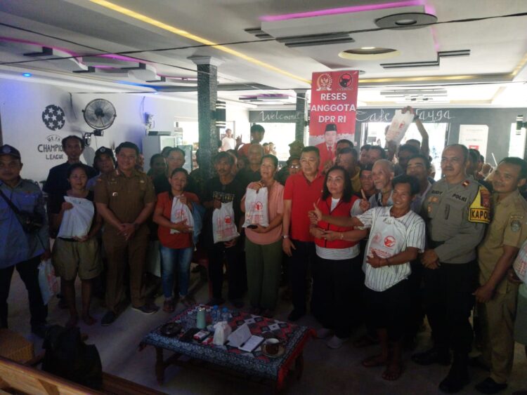 Kapolsek Sebangki Hadiri Reses DPR RI, Dukung Kolaborasi Pembangunan dan Keamanan