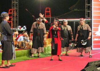 Dandim 0808 Bersama Forkopimda Semarakkan Hari Jadi Blitar Dalam Dramasoka “Pendekar Caping Gunung”