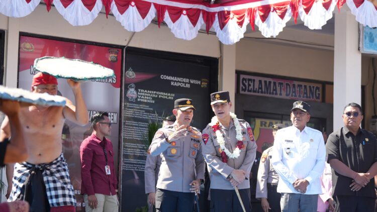 Kunker ke Polres Karangasem, Kapolda Bali : Tingkatkan Kinerja Pelayanan Kepada Masyarakat