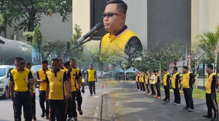 Apel Pagi dan Olahraga Bersama Tingkatkan Disiplin dan Kekompakan Personel Polsek Cikarang Selatan