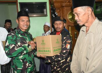 Kasdim 0818 Mayor Czi Supaat Ikuti Kegiatan Subuh Keliling Bersama Bupati Malang