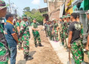Dansatgas TMMD Reguler Ke-125 Kodim 0735/Surakarta Tekankan Semangat Dan Moril Anggota Dalam Bekerja