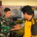Tim Kesehatan Dari Denkesyah 04.04.04/Surakarta Rutin Cek Kondisi Anggota Satgas TMMD Reguler Ke-125 Kodim 0735/Surakarta Dan Warga