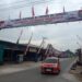 Sambut HUT RI ke-80, Pasar Al-Kamal Sampit Dirikan Gapura Khas 17-an