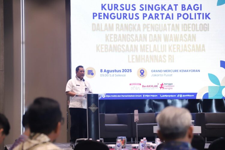 Ditjen Polpum Kemendagri Perkuat Wawasan Kebangsaan Pengurus DPP Partai Politik