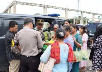Polres Dairi Gelar Pangan Murah, Salurkan 6 Ton Beras Untuk Masyarakat