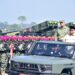 Penampilan Gagah Prajurit Petarung Pasmar 1 Dihadapan Presiden Republik Indonesia