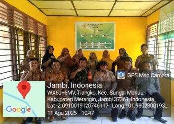 Jalin Sinergi dengan Aparatur Desa Tiangko untuk Sukseskan HUT RI ke-80