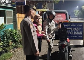 Ciptakan Kamtibmas Kondusif, Polsek Cikarang Timur Gelar Operasi Kejahatan Jalanan
