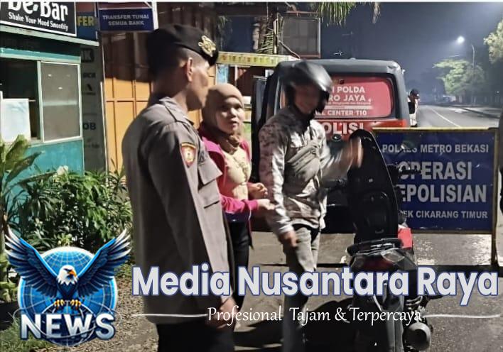 Ciptakan Kamtibmas Kondusif, Polsek Cikarang Timur Gelar Operasi Kejahatan Jalanan