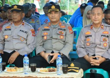 Dit Binmas Polda Lampung Lakukan Penilaian Lomba Pos Satkamling di Wilayah Hukum Polres Tulang Bawang Barat