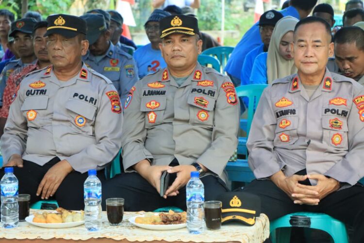 Dit Binmas Polda Lampung Lakukan Penilaian Lomba Pos Satkamling di Wilayah Hukum Polres Tulang Bawang Barat