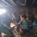 Satgas Yonif 700/WYC Pos Kout Sinak Safari Honai dan Pemeriksaan Kesehatan di Kampung Gigobak 1