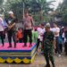 Polsek Cibarusah Pastikan Keamanan Lomba Gerak Jalan HUT ke-80 RI