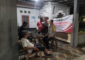 Ngopi Kamtibmas di Jayamukti, Polsek Cikarang Pusat Ajak Warga Perkuat Sinergi Cegah 3C