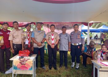Kapolsek Cikarang Timur Pimpin Pengecekan Persiapan Jambore Pramuka
