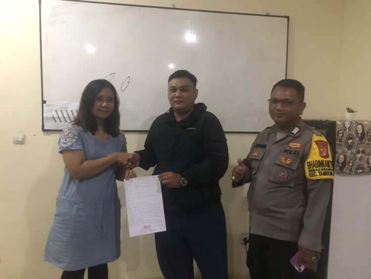 Polsek Tambun Selatan Fasilitasi Problem Solving Kasus KDRT, Pasangan Sepakat Berdamai