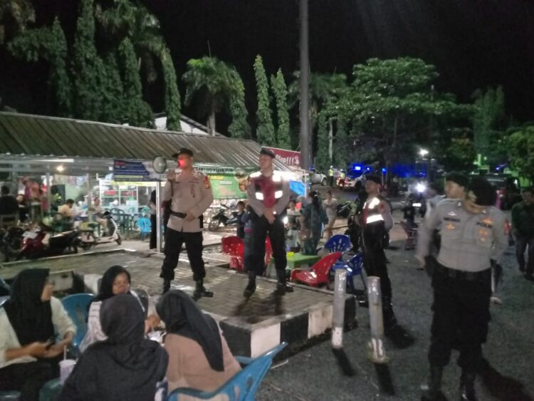 Cegah Tindak Kejahatan Sat Samapta Polres Mesuji Melaksanakan Patroli Saat Dini Hari
