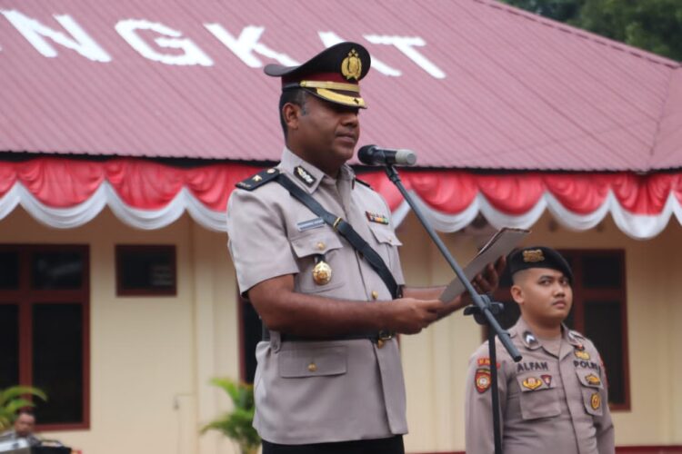 Polres Langkat Gelar Upacara Peringatan Hari Juang Polri ke-80
