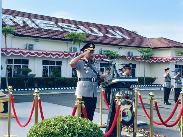Kapolres Mesuji Pimpin Upacara Memperingati Hari Juang Polri 2025