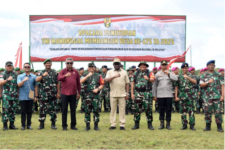 Brigjen TNI THEVI A ZEBUA Resmi’ Tutup TMMD 125 DI Kamno Sari