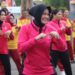 Polres Kotim Gelar Olahraga Bersama Bhayangkari dalam Rangka HUT Polwan ke-77