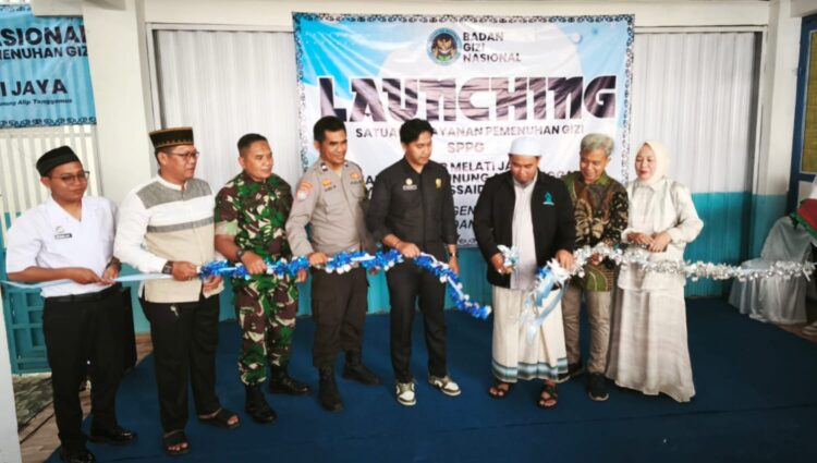 Polsek Talang Padang Hadiri Peresmian SPPG Banjar Negeri Gunung Alip