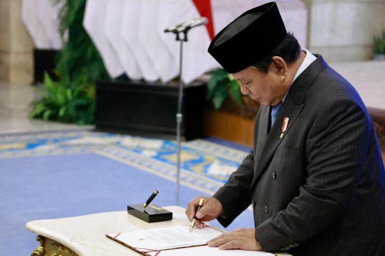 Presiden Prabowo Lantik Sejumlah Kepala dan Wakil Kepala Badan, serta Dubes LBBP RI